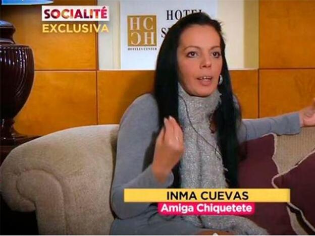 Inma Cuevas durante sus declaraciones sobre Chiquetete en 'Socialité'. Pincha sobre la foto para recordar a los famosos que se han muerto este 2018./tlecinco.