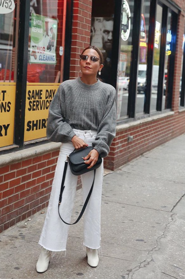 Paula Ordovás con jersey de Zara.