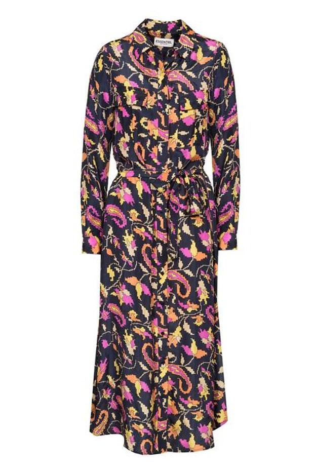 Vestido camisero con estampado floral, 207 euros.