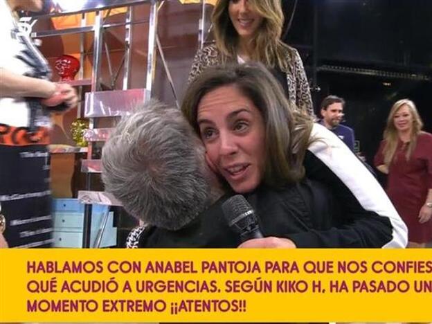 Kiko Hernández acabó tirando al suelo a Anabel Pantoja.