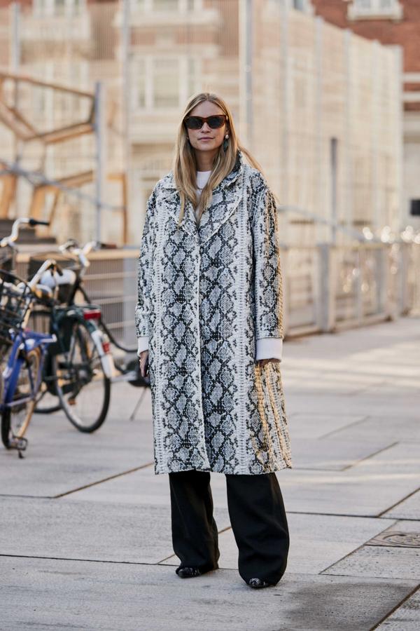 10 tendencias de primavera que hemos visto en el "street style" de Copenhague. Animal print.