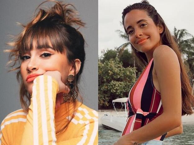 Aitana y María Fernández Rubíes con labial naranja.