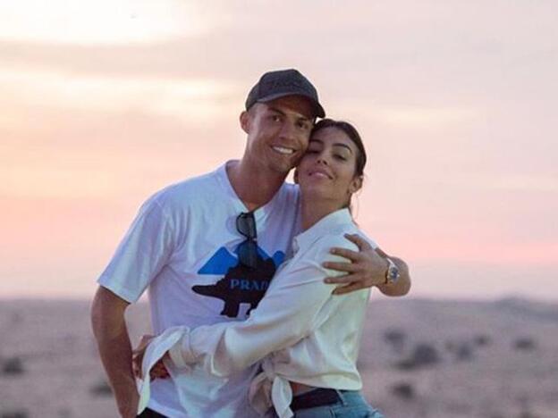 Cristiano Ronaldo y Georgina Rodríguez en una imagen de su perfil de Instagram./Instagram