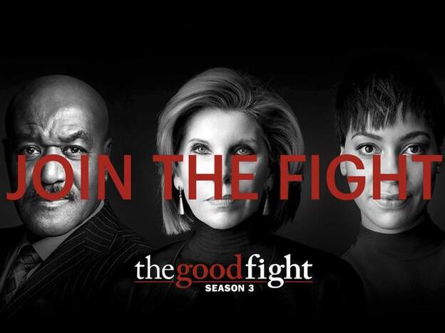 El cartel de la nueva temporada de 'The good fight'.