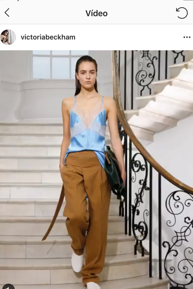 La fantástica combinación de colores que Victoria Beckham propone en su colección de primavera-verano 2019.