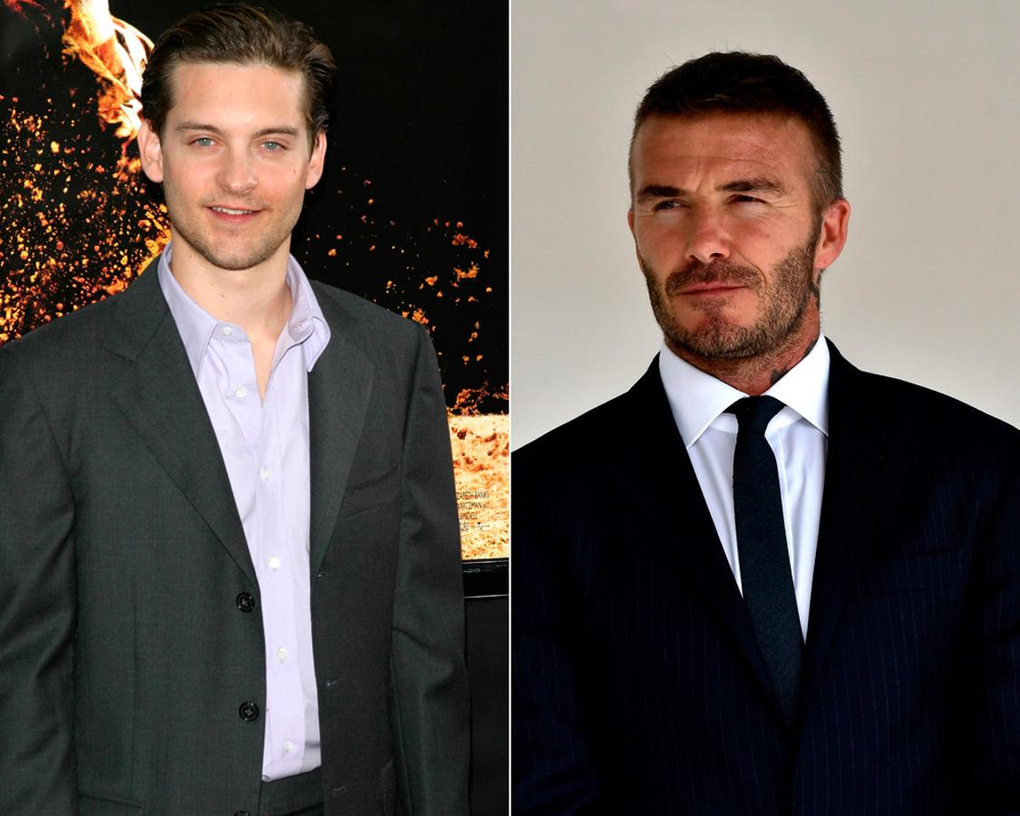 Famosos que tienen la misma edad, aunque no te lo creas: Tobey Maguire y David Beckham