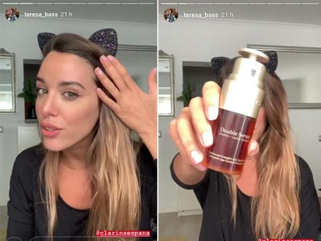 Teresa Bass ha compartido en Instagram uno de los productos que lleva aplicándose en el rostro desde hace meses.