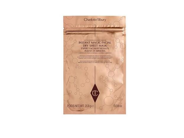 1. InstantMagicacial Dry Sheet Mask de Charlotte Tilbury (24,55 euros). Sephora.