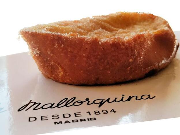 Una imagen de la torrija de Mallorquina.