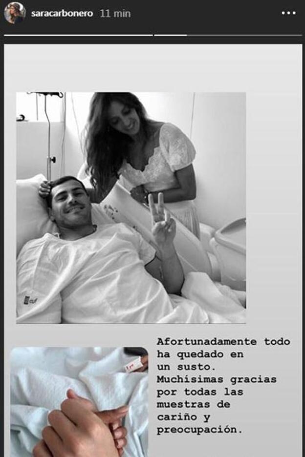 La Foto Con La Que Iker Casillas Y Sara Carbonero Tranquilizan A Sus Seguidores Tras El Infarto 6058