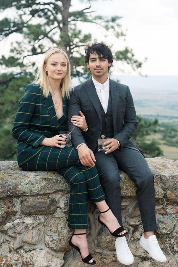 La foto oficial post boda secreta de Sophie Turner y Joe Jonas.