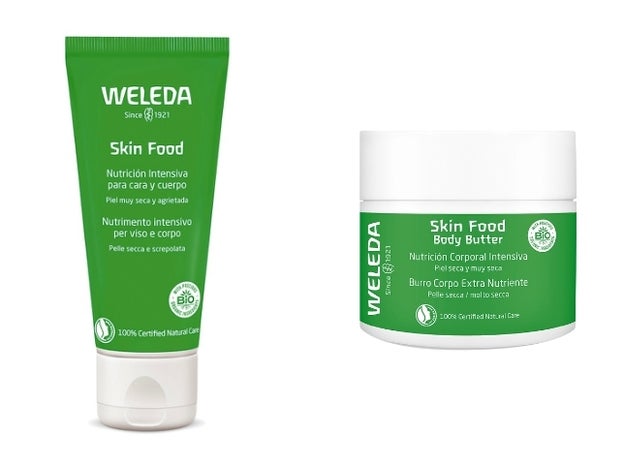 1. ORIGINAL. Skin Food de Weleda (9,95 €). 2. REINVENCIÓN. Skin Food Body Butter de Weleda (19,95 €).