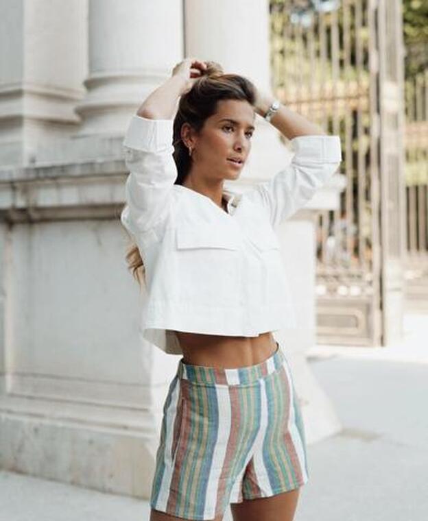 El total look de María Pombo, firmado por Mango, es una de las tendencias claves de la primavera verano 2019.