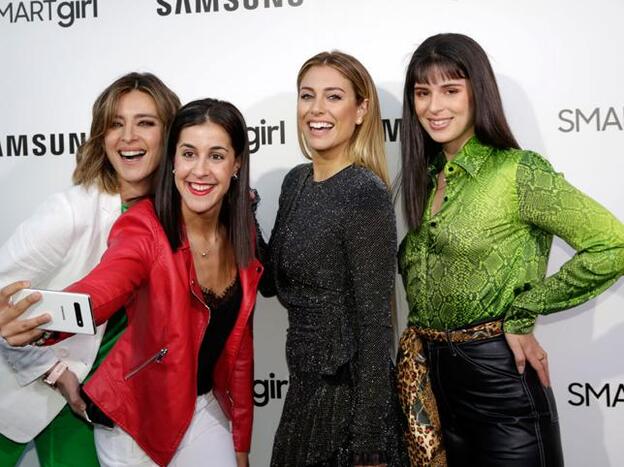 Sandra Barneda, Carolina Marín y Blanca Suárez y Nathy Peluso.