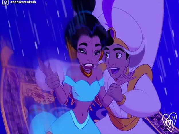 Hay un Instagram que muestra a las princesas Disney como mujeres normales (y con papada)