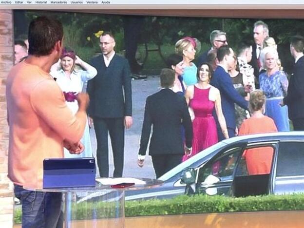 Una de las imágenes con las que Diego Arrabal demuestra que tiene un reportaje fotográfico de la boda de Belén Esteban.