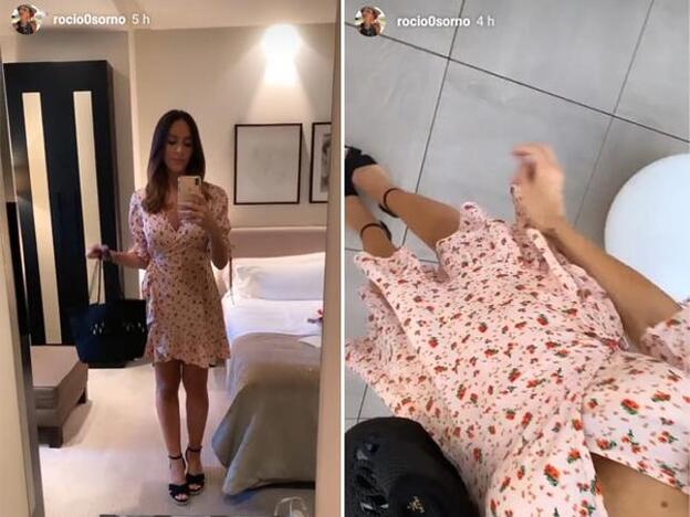 Rocío Osorno ha compartido este nuevo look de vestido en sus recientes stories de Instagram.