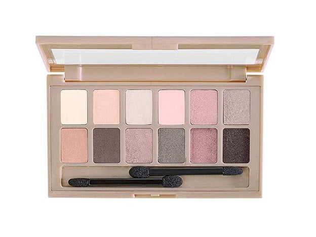 Paleta de sombras de ojos The Blushed Nudes de Maybelline New York.