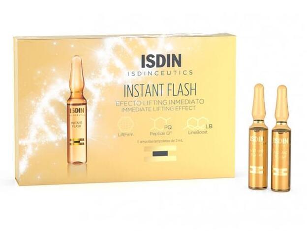 Ampollas con efecto lifting inmediato 'Isdinceuntics Instant Flash', 12,71 euros.