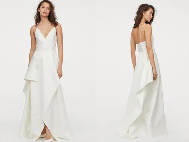 Este vestido de novia de H&M está rebajado a 149 euros.