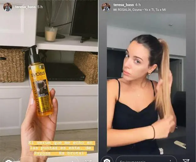 Teresa Bass ha recomendado este aceite en sus últimos stories de Instagram.