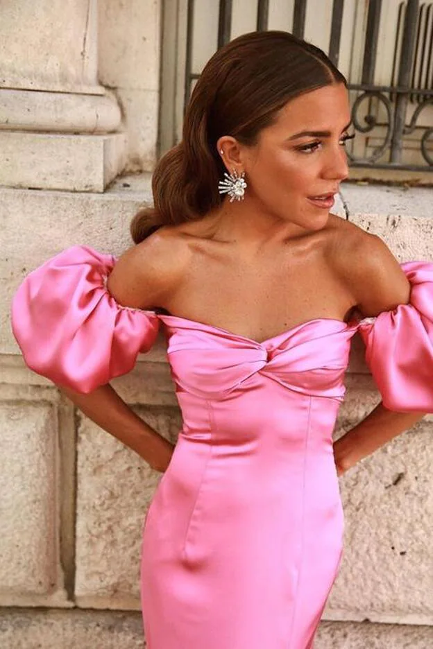 tarta Están familiarizados Extranjero Paula Ordovás ha llevado el vestido de invitada más bonito para las bodas  de septiembre | Mujer Hoy