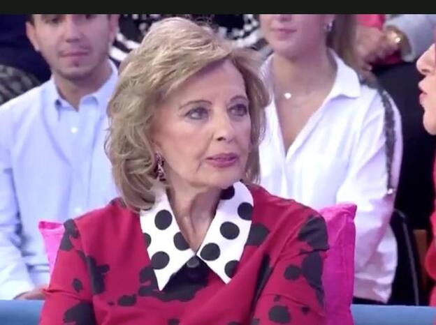 María Teresa Campos en el programa 'Aquellos maravillosos años', presentado por Toñi Moreno./telemadrid.