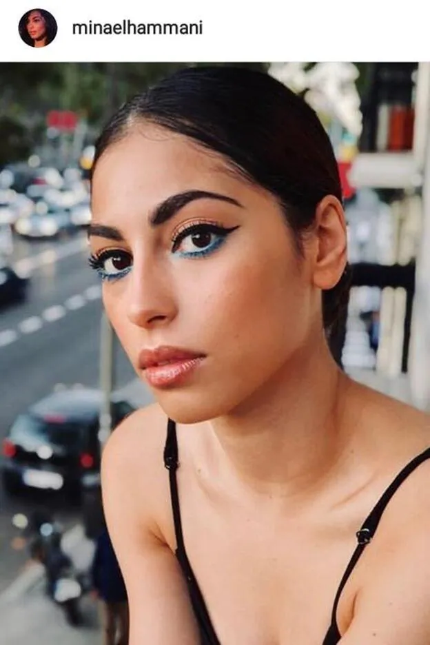 Mina El Hammani lució este maquillaje hecho por la maquilladora Natalia Belda.