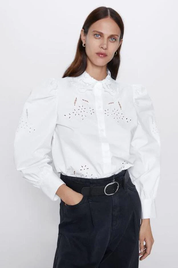 Formación Picante Principiante Camisas románticas para clonar este look con lazo negro de Sincerely Jules  | Mujer Hoy