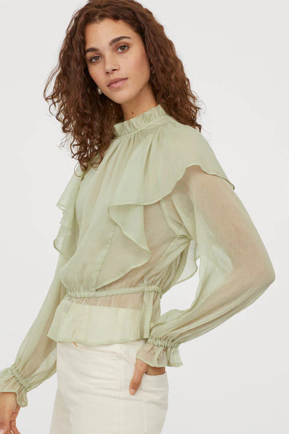digerir S t Ridículo Fotos: 10 blusas con transparencias elegantes y sofisticadas que también  llevarás en invierno | Mujer Hoy