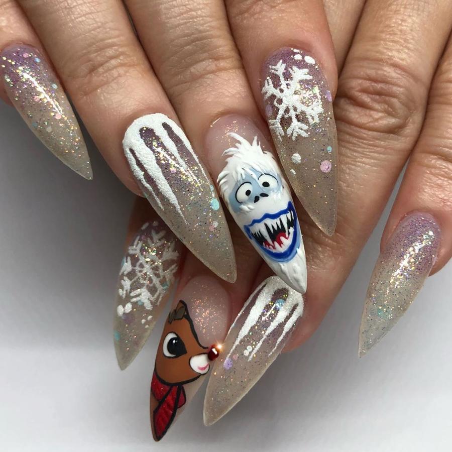 10 diseños de uñas para adelantarse a la llegada de la Navidad