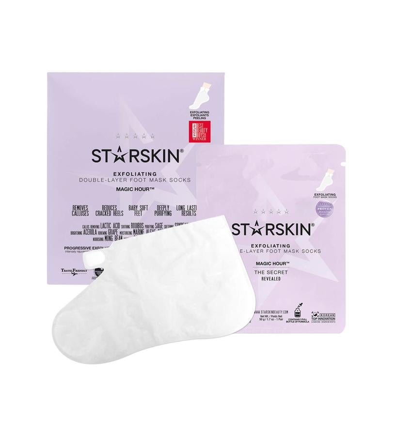 Calcetines exfoliantes con doble capa Magic Hour de Starskin