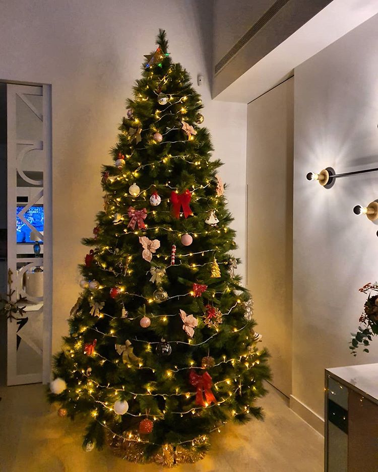 Así ha decorado el árbol de Navidad Paula Echevarría