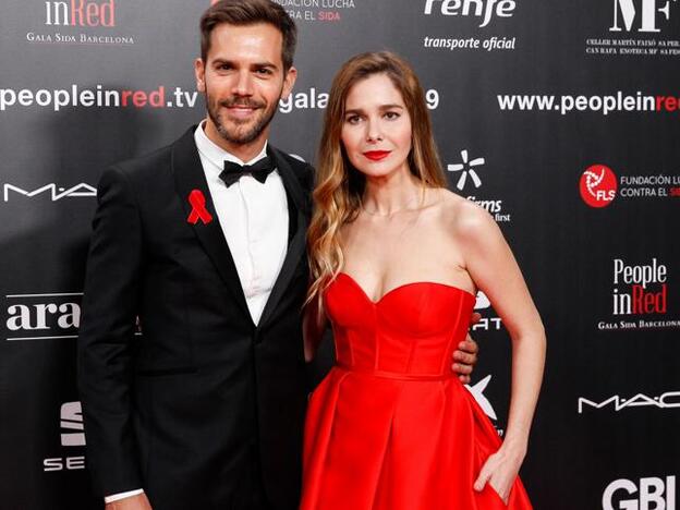 Natalia Sánchez y Marc Clotet dan la bienvenida al 2020./gtres