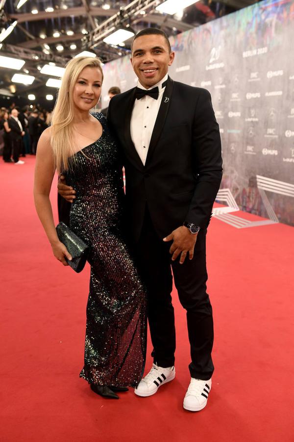 Parejas en la alfombra roja de los Premios Laureus 2020: Bryan Habana y Janine Viljoen