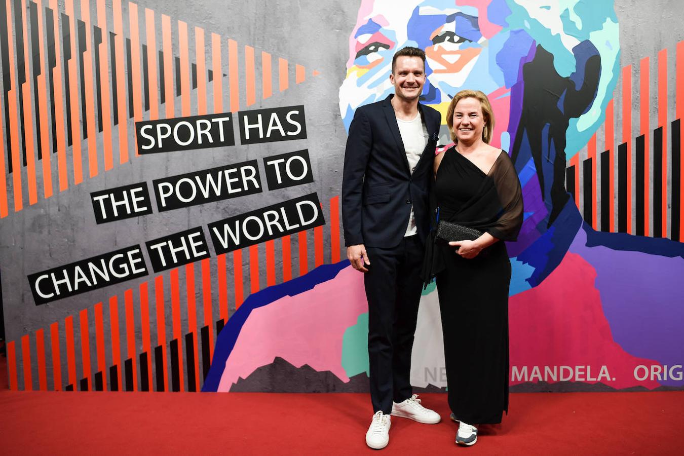 Parejas en la alfombra roja de los Premios Laureus 2020: Jan Frodeno y Britta Seeger