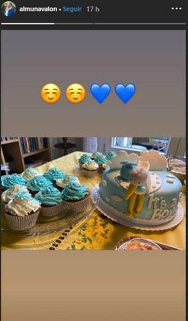 Manuel Carrasco celebra el baby shower de su hijo.