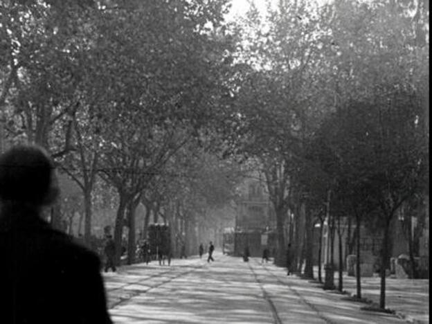 Un fotograma de la primera película sonora del cine español, encontrada por la Filmoteca Española.