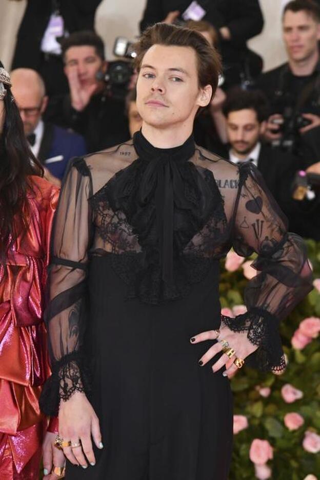 Harry Styles en la Gala del Met de 2019.