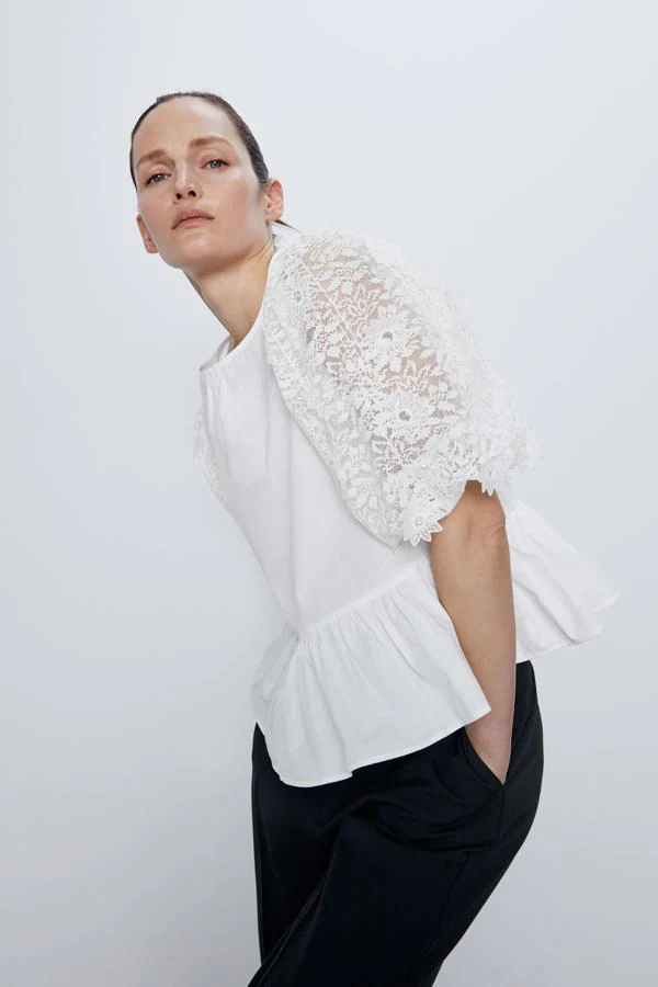 Dibujar construir Eliminar Fotos: Las blusas blancas de los Special Prices de Zara que te van a  alegrar la semana | Mujer Hoy