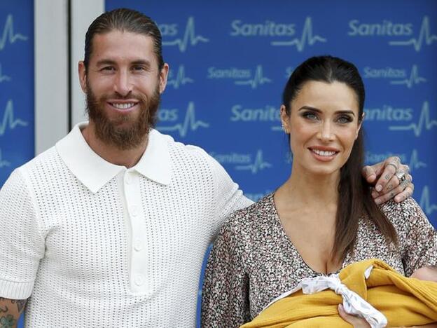 Pilar Rubio y Segio Ramos celebran de esta manera tan especial ocho años de amor. Pincha en la foto para saber que famosos han sido padres este 2020./gtres