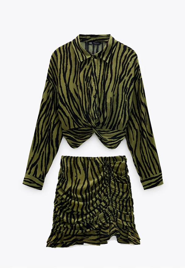 El conjunto 'animal print' de Zara de Alba Díaz