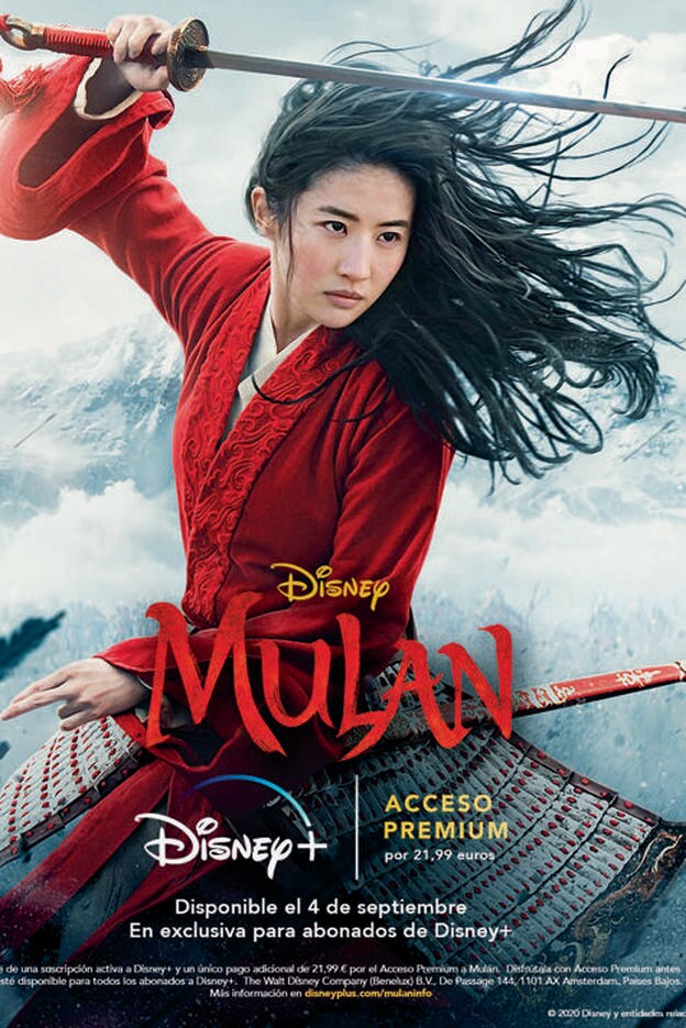 Cartel de la nueva película de 'Mulan'./D.r.