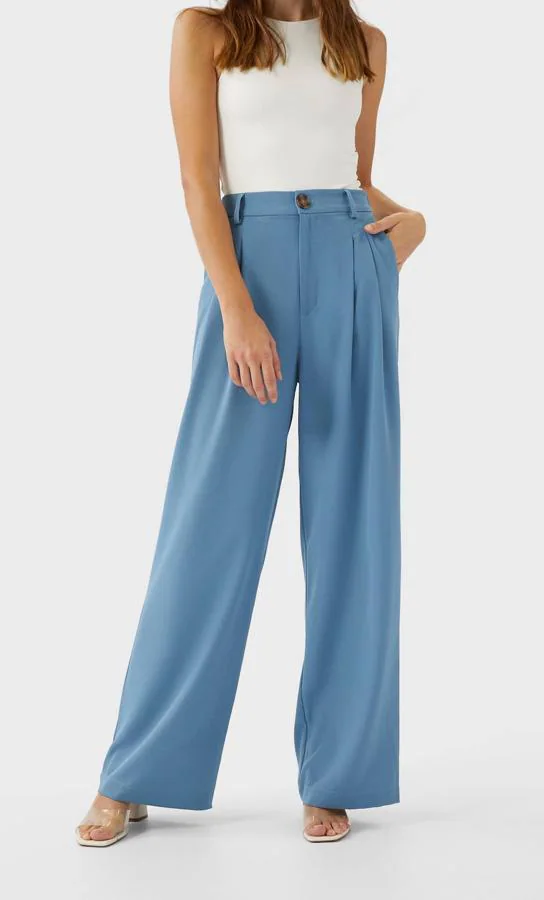 11 pantalones anchos para te apuntes diseño más cómodo de temporada | Mujer Hoy