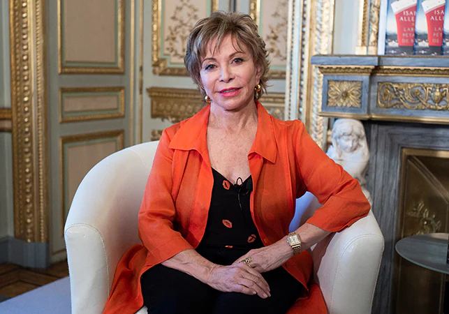 the writer Isabel Allende during the presentation of her book LARGO PETALO DE MAR (long petalo de mar) at the house in America de Madrid. Spain May 27, 2019 (Photo by Oscar Gonzalez/NurPhoto)/Isabel Allende feminista