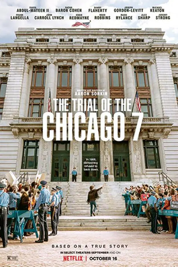 El 16 de octubre llega a Netflix 'El juicio de los 7 de Chicago'./d.r.