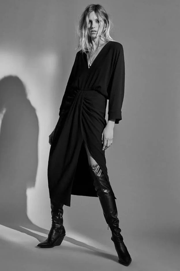 Normalización Fuera de plazo Monopolio Vicky Martín Berrocal ha encontrado en Zara el vestido con truco que hace  más delgada tengas la talla que tengas | Mujer Hoy