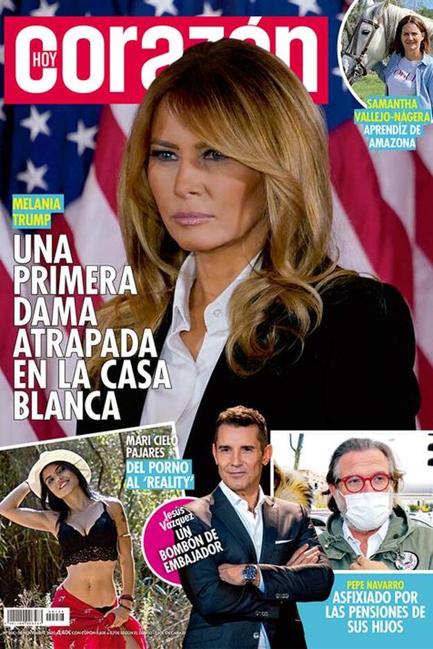 Melania Trumo, portada de 'Hoy Corazón'. Pincha sobre la foto para ver la evolución de su estilo./dr.