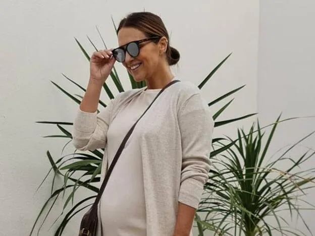 Cárdigan de Primark vestido de punto: el look de Paula Echevarría con el que presume tripita de embarazada | Mujer