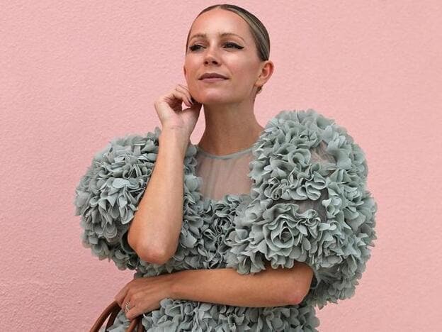 Celo Hecho un desastre formato El impresionante vestido de H&M hecho de residuos reciclados que está  arrasando entre las influencers internacionales | Mujer Hoy